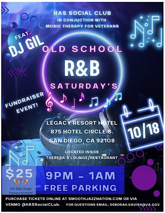 Old School R&B Saturdays Event